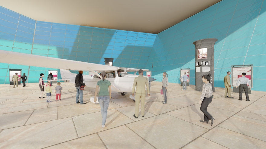 AOI 展览研究中心丨开罗大学工程学院建筑系-15