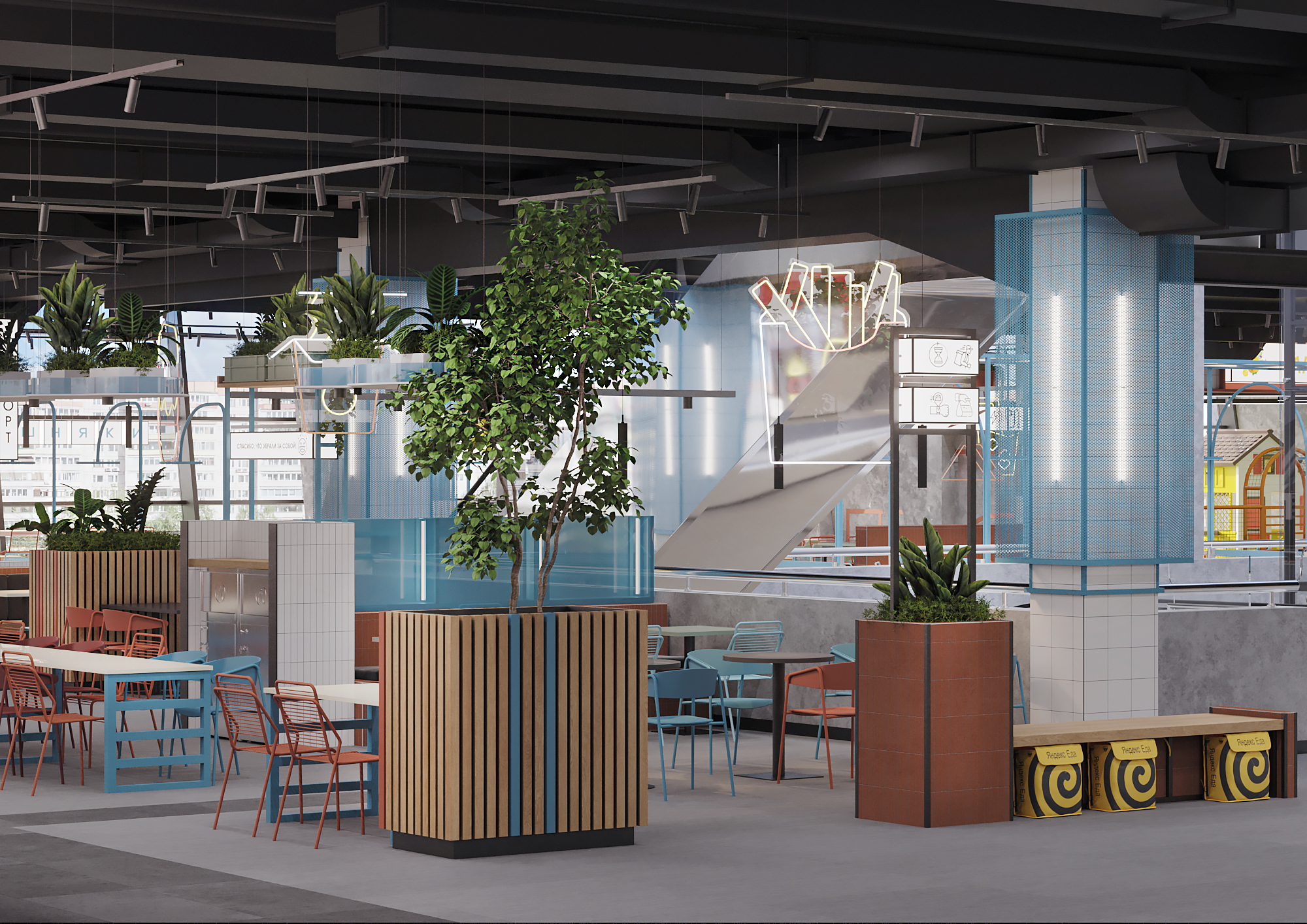 韦什尼亚基美食广场丨俄罗斯莫斯科丨Muravina Anna,Sazonova Elena-10