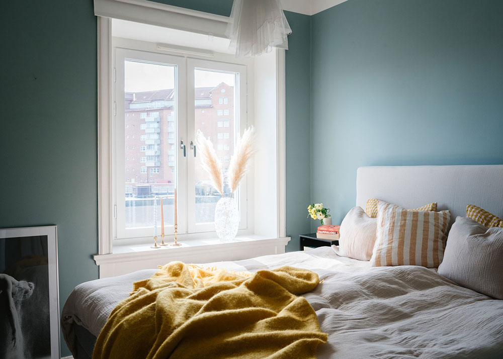 北欧风格瑞典公寓,温馨明亮的湾窗设计-20