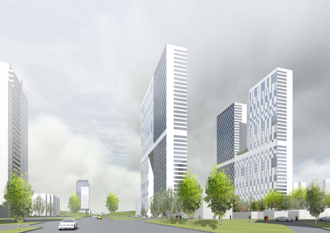 Rublevskoe公路住宅综合体竞赛项目丨俄罗斯莫斯科-27