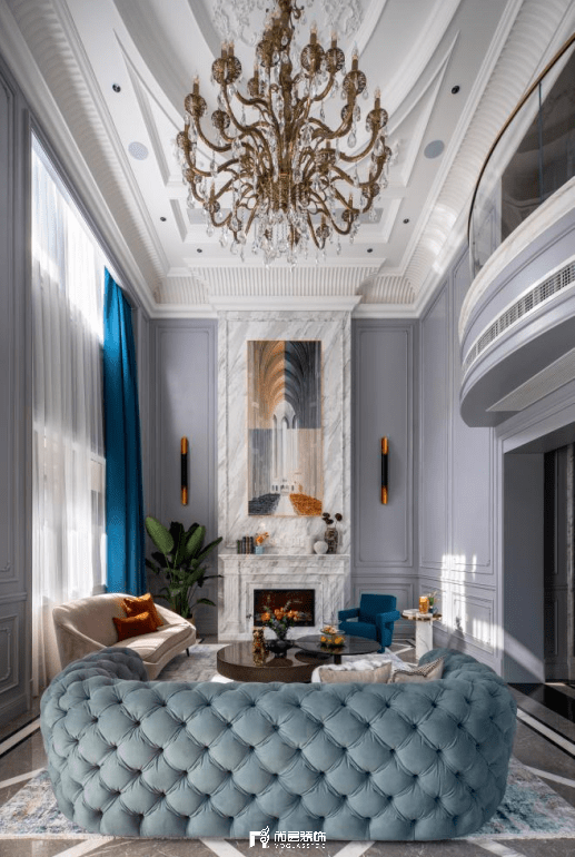 金河谷法式轻奢院墅丨第六设计中心-12