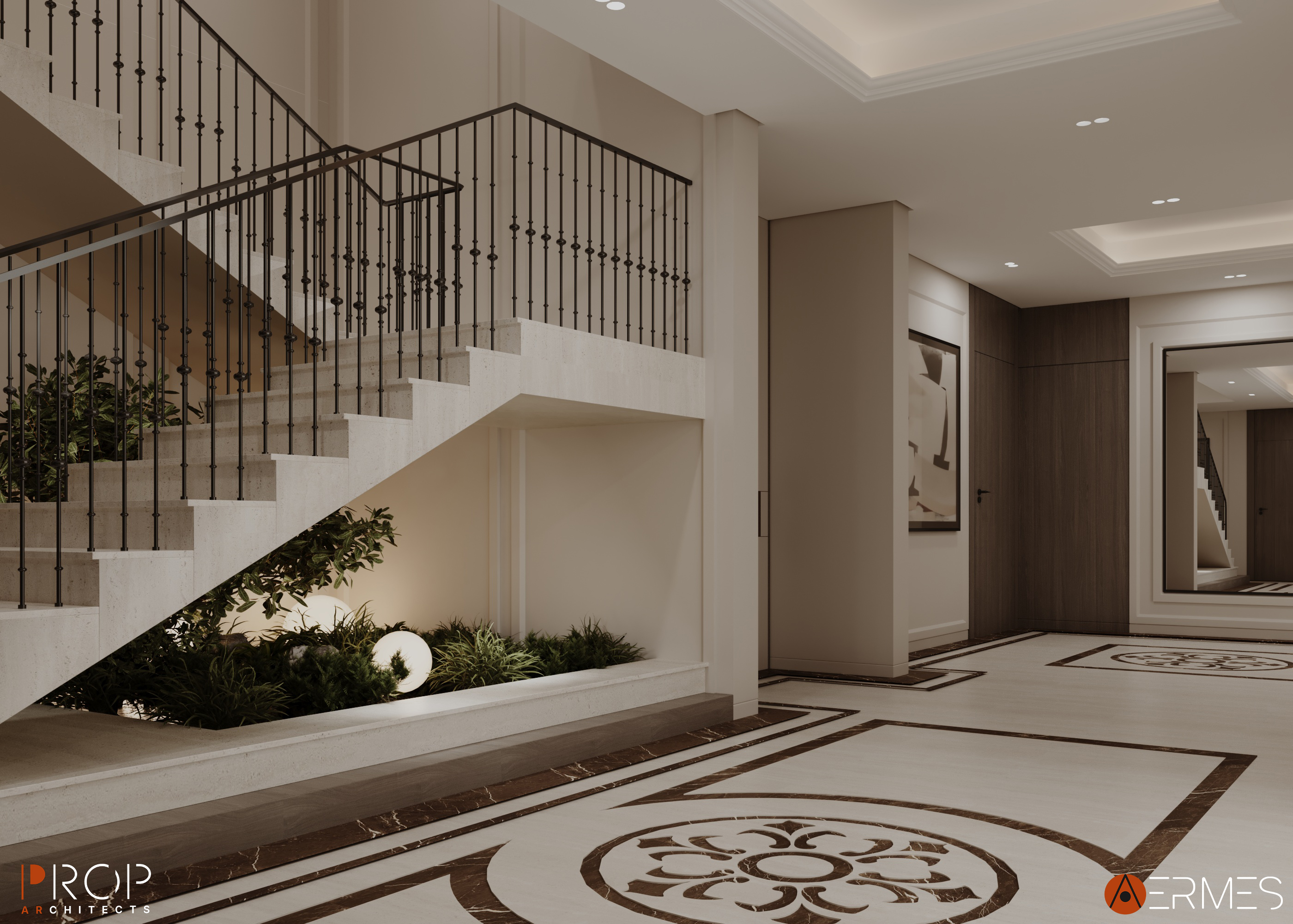 新古典主义室内设计风格丨沙特阿拉伯丨PROP & AERMES ARCHITECTS-19