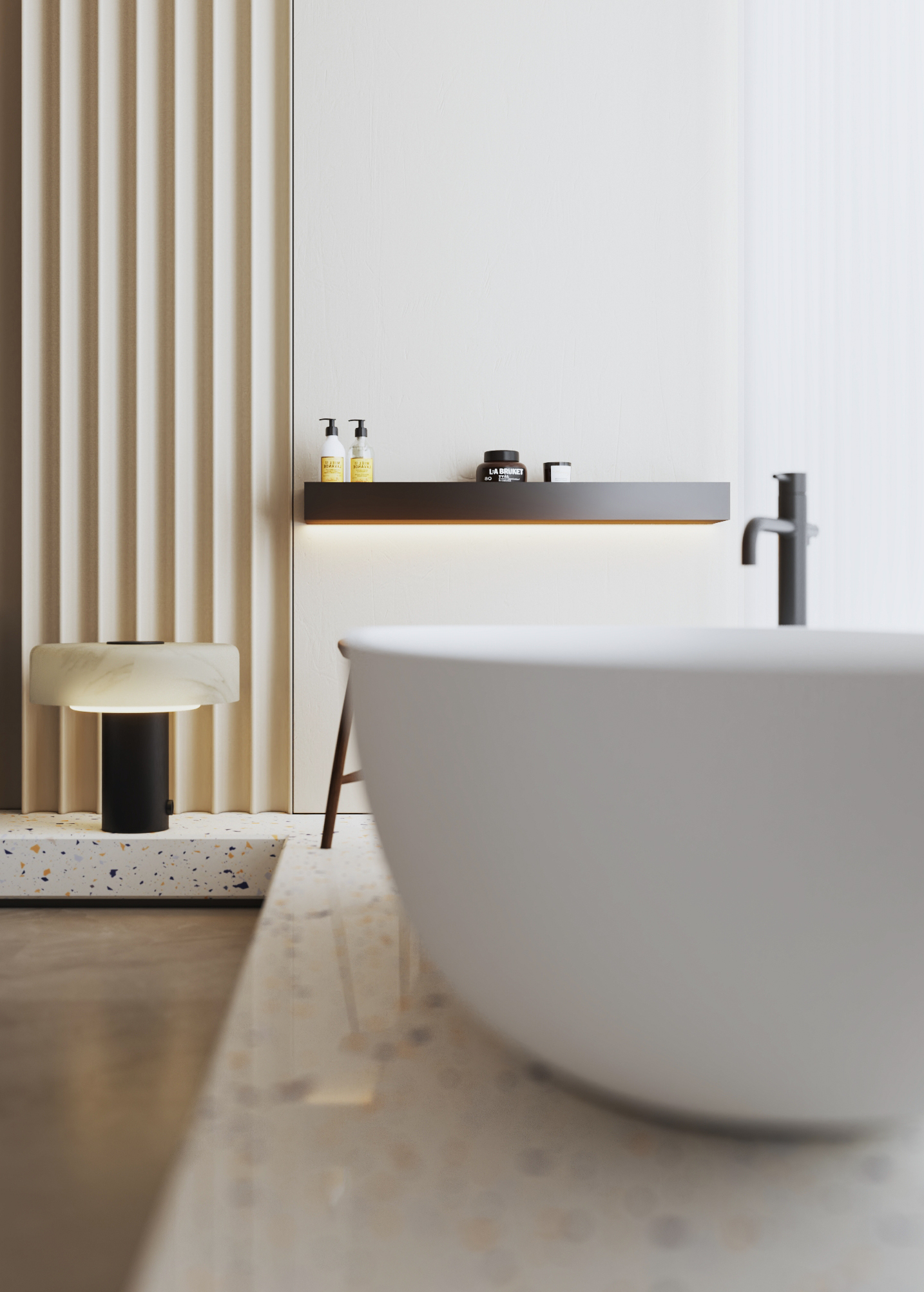 沈阳华发中东首府127㎡侘寂风格样板间设计-11