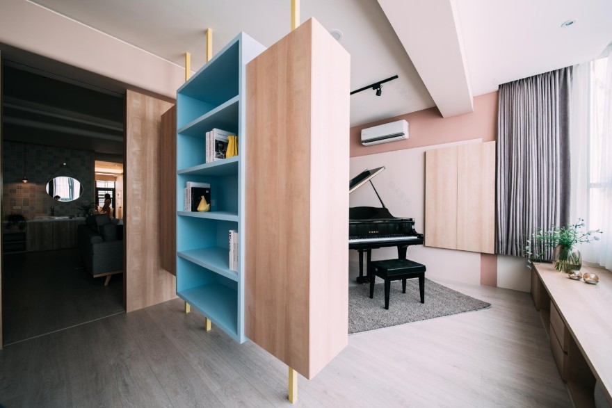 绿意盎然的家 | DIY 植物、纸飞机天花板、中岛厨房-24