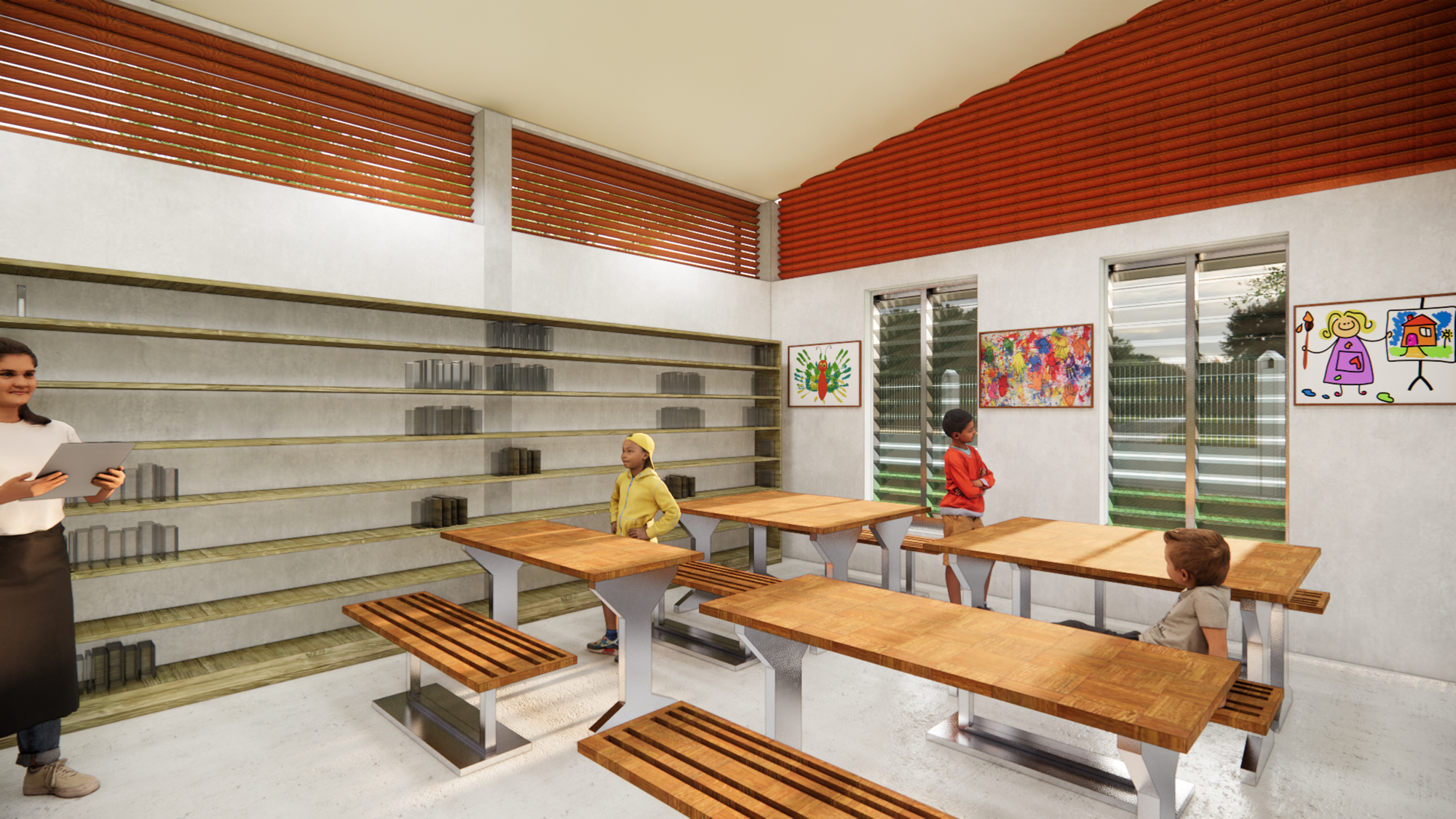 “Mật Ngọt” – 山区儿童图书馆丨胡志明市工业大学学生团队-23