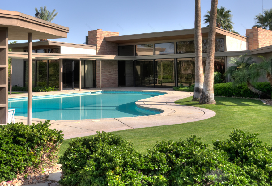 Twin Palms by E Stewart Williams provided a retreat for Frank Sinatra-11