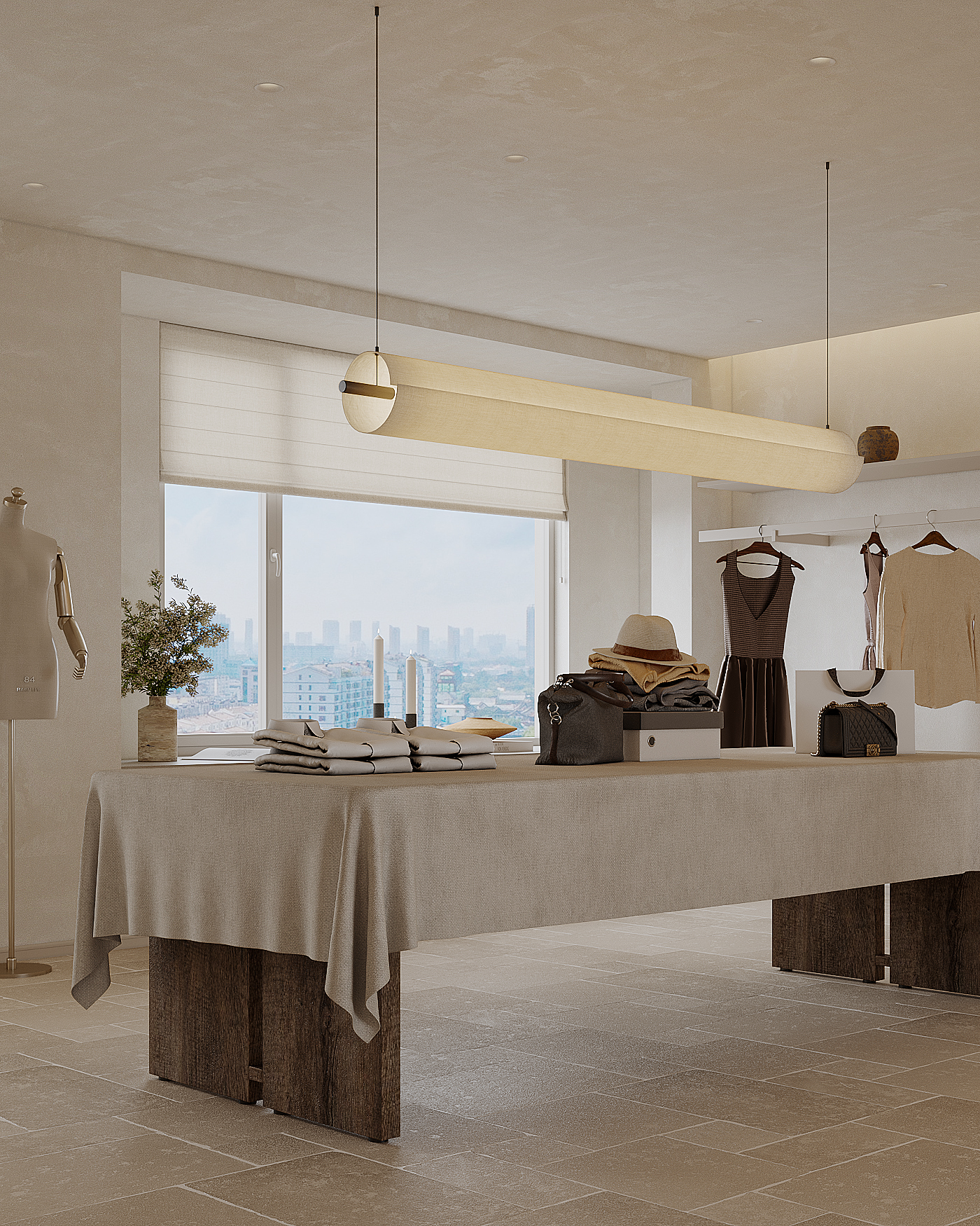 Vike表现新作  轻法式乡村服装工作室丨末舍设计-9