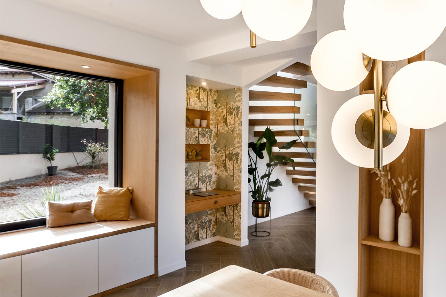 Réalisation / Blanc éclatant – Architecte d'intérieur. Skéa Designer.-46