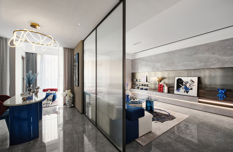 郑州新城玺樾门第99㎡样板间 | 新中式超现代设计-3