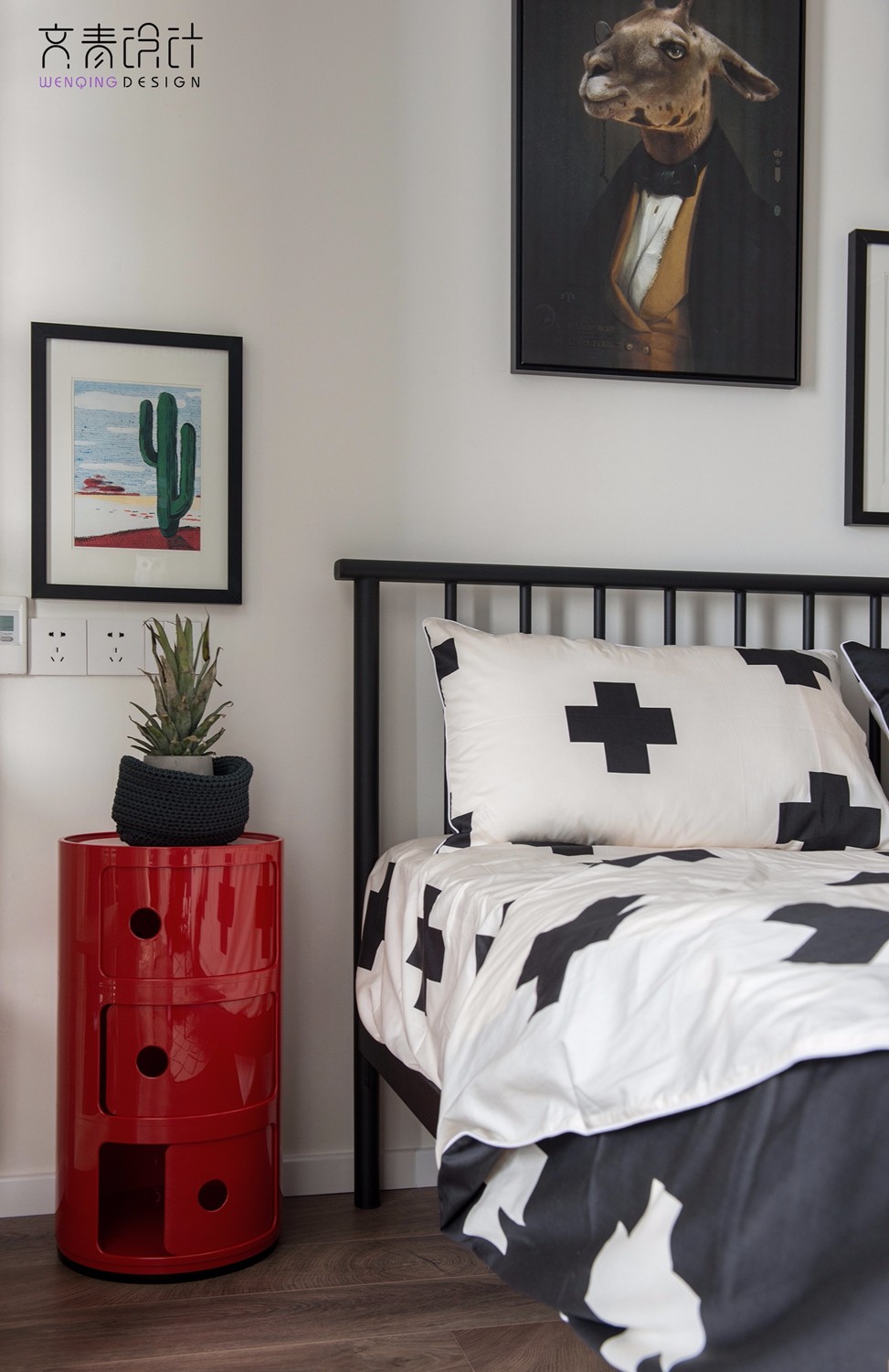 四居室北欧风  文青设计-25