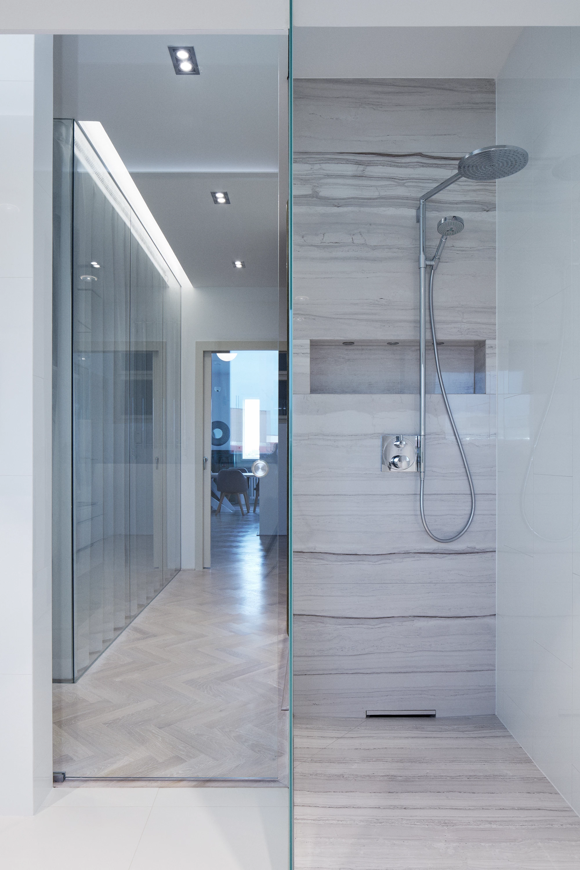 复古与现代共融的捷克公寓设计-24