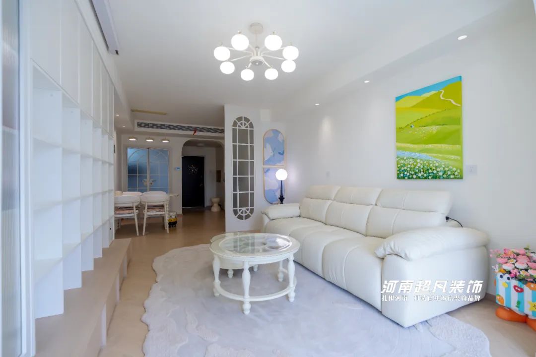 完工首发丨金水区美盛教育港湾，98平轻法式风格，把浪漫装进新家-66