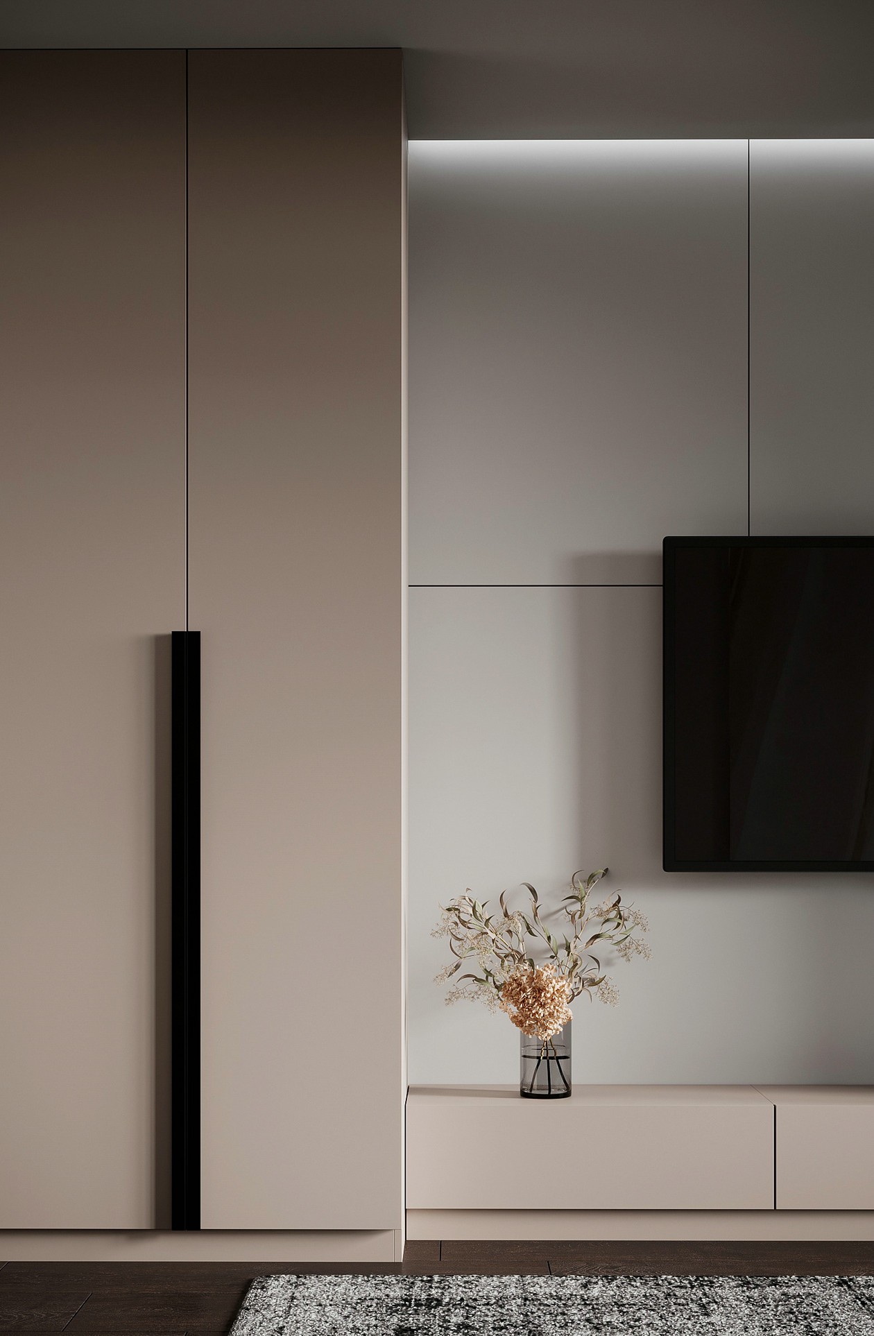 110㎡高级灰色系住宅设计 超舒适！-9