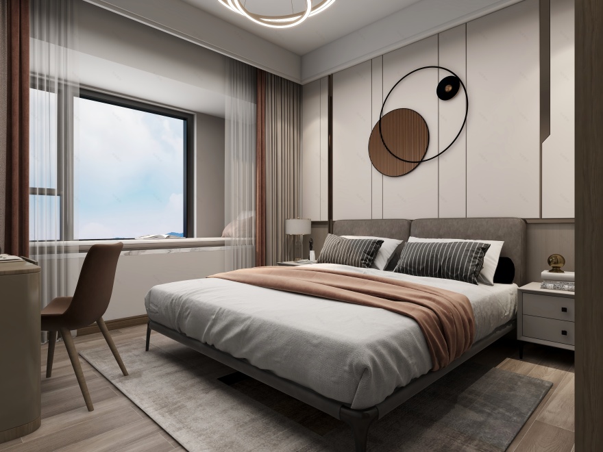 现代轻奢风格温馨之家-32