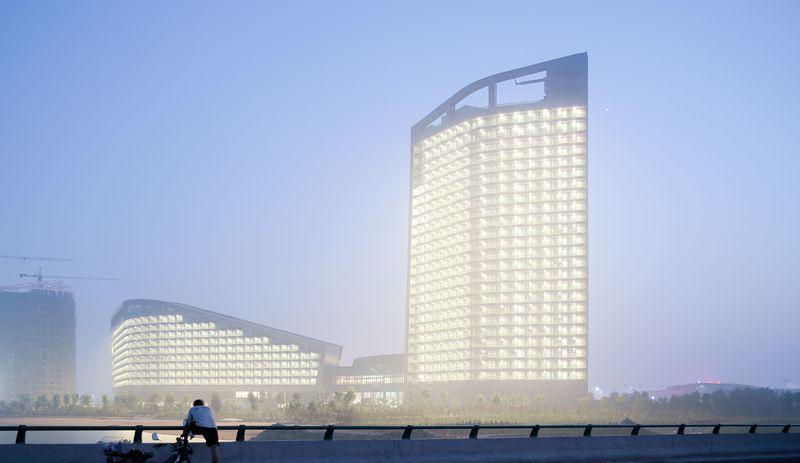 青岛嶺海温泉大酒店——环境响应建构的五星级体验-35