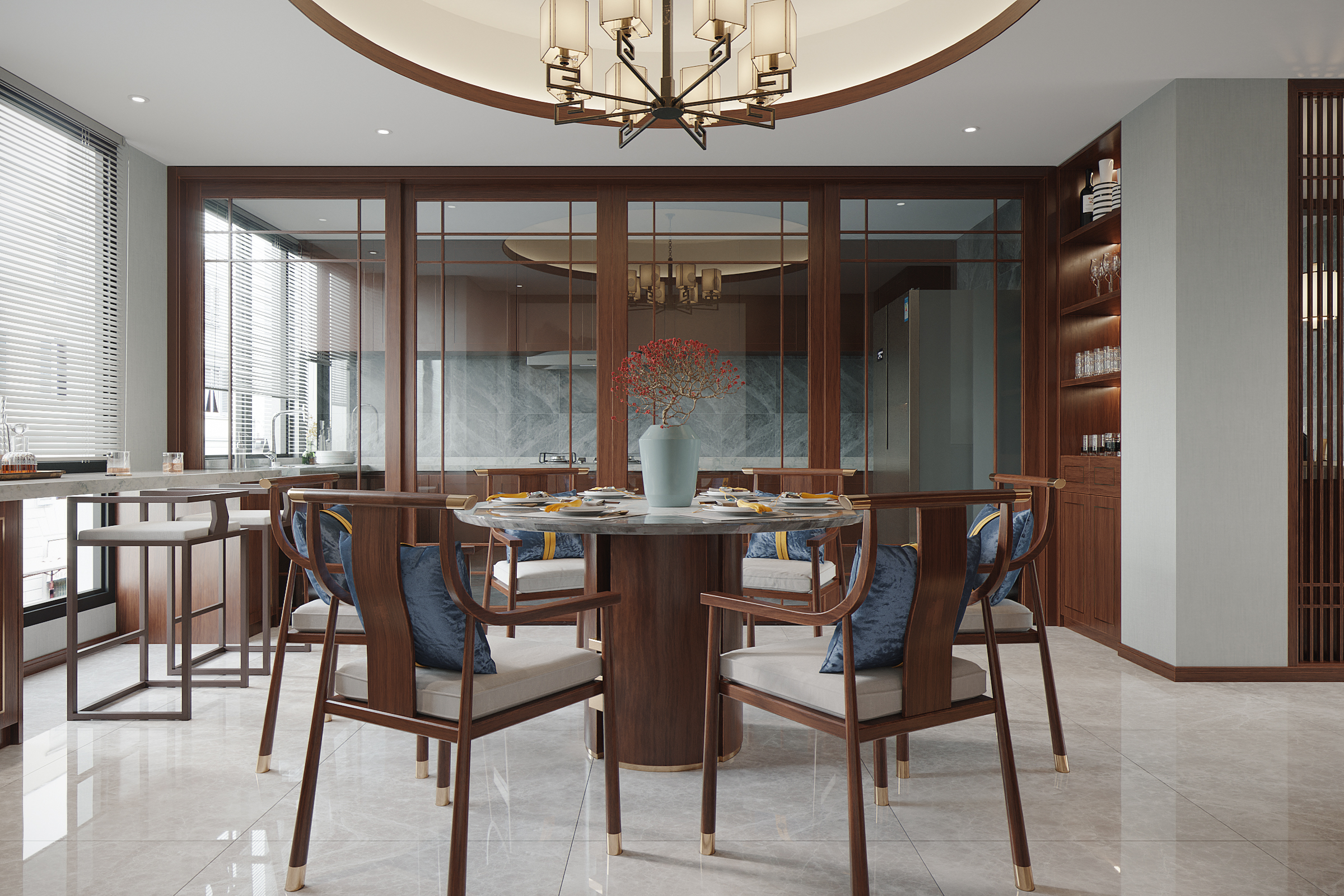 中式别墅，找回失去的快乐时光-8