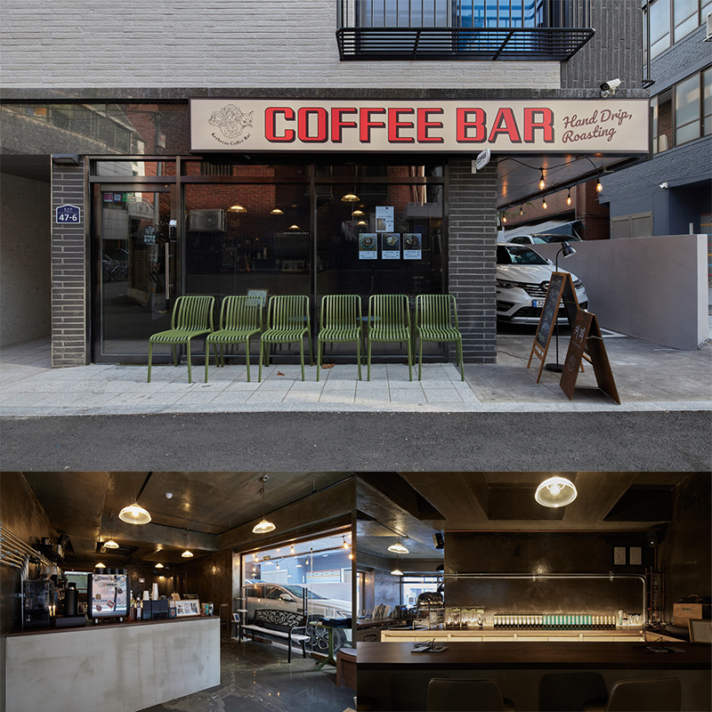 极简风格的 19 平手冲咖啡吧设计-1