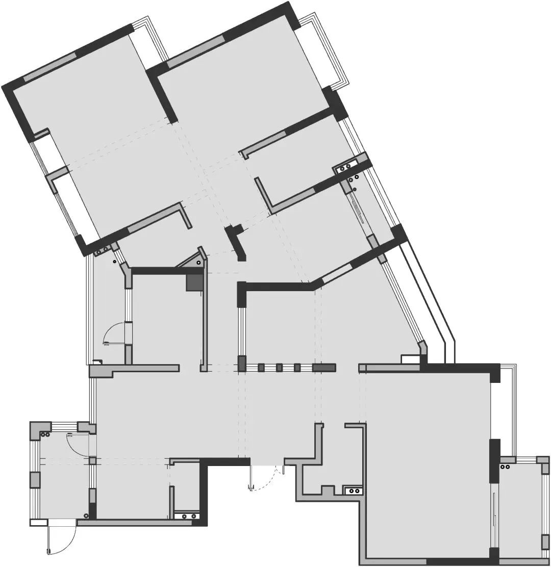《观心》240㎡异型空间美学演绎丨中国常州丨鸿鹄设计-2