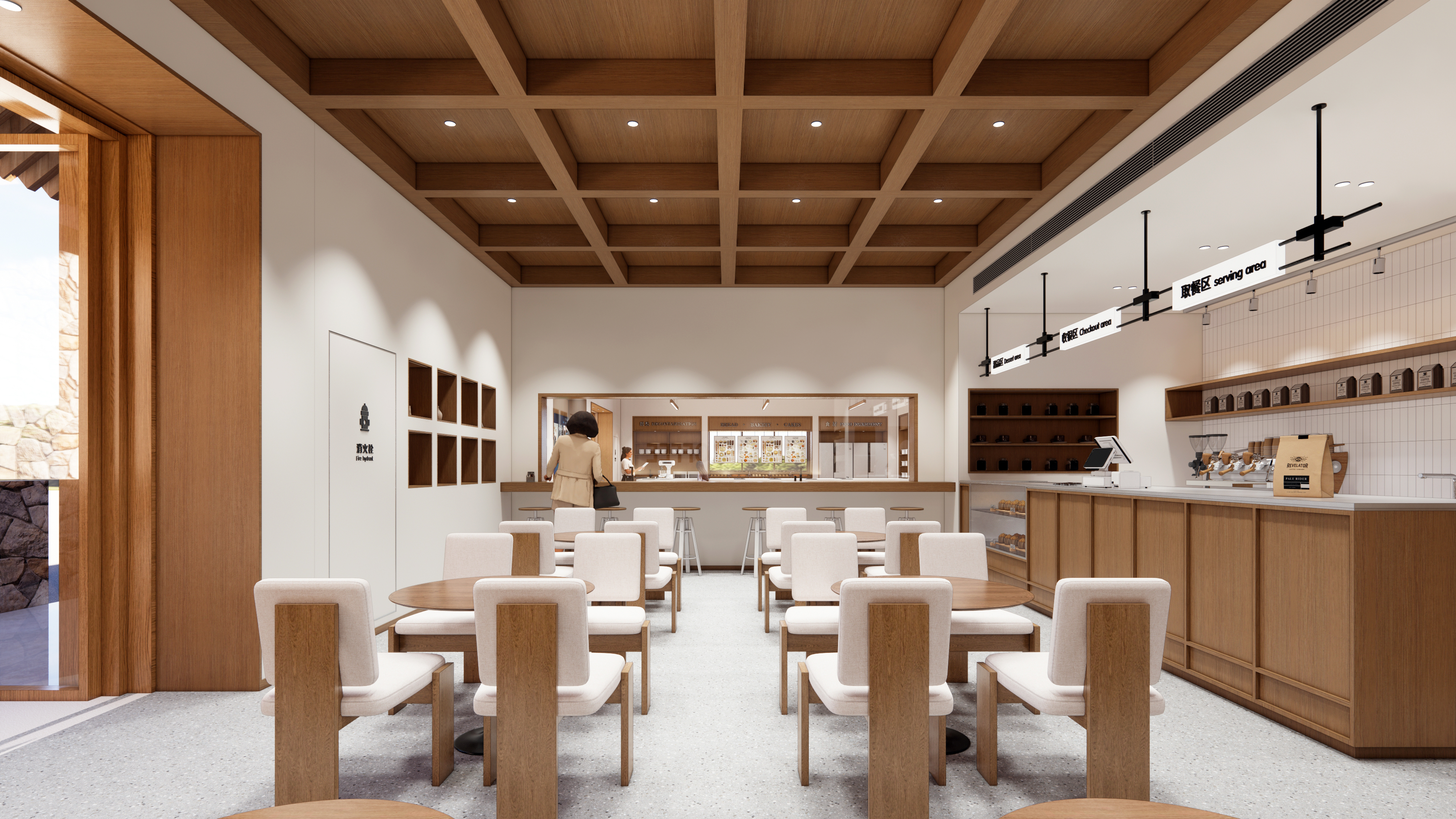 咖啡店 / 亲子空间·咖啡&烘焙工坊空间设计-22