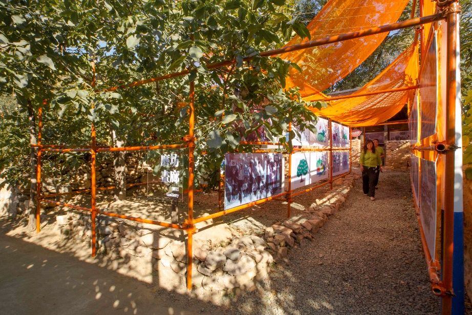 一星期 一万元 零废弃 | 脚手架建起的乡村艺廊-34