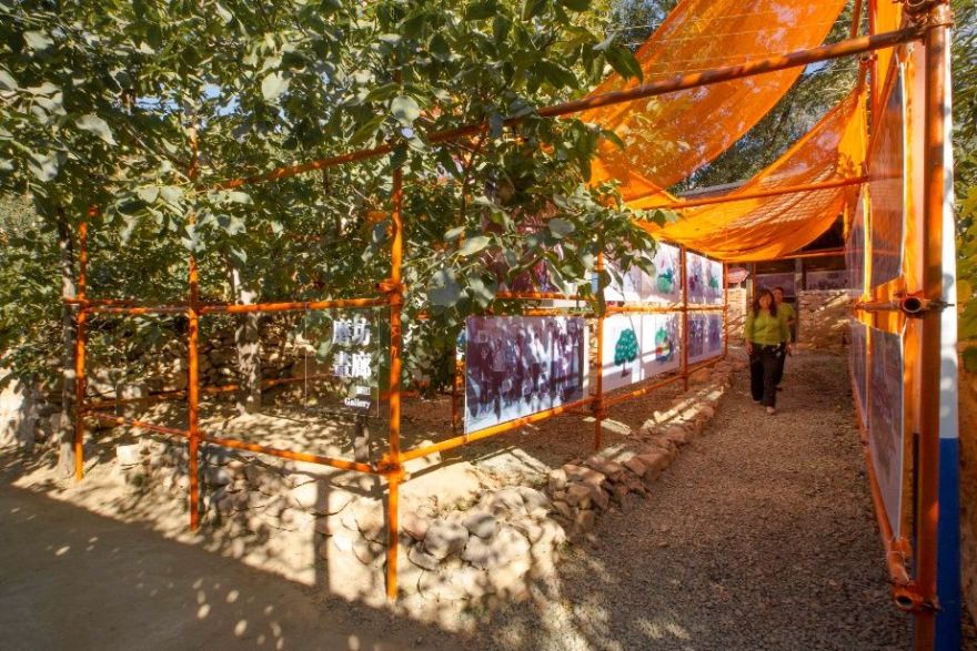 一星期 一万元 零废弃 | 脚手架建起的乡村艺廊-34