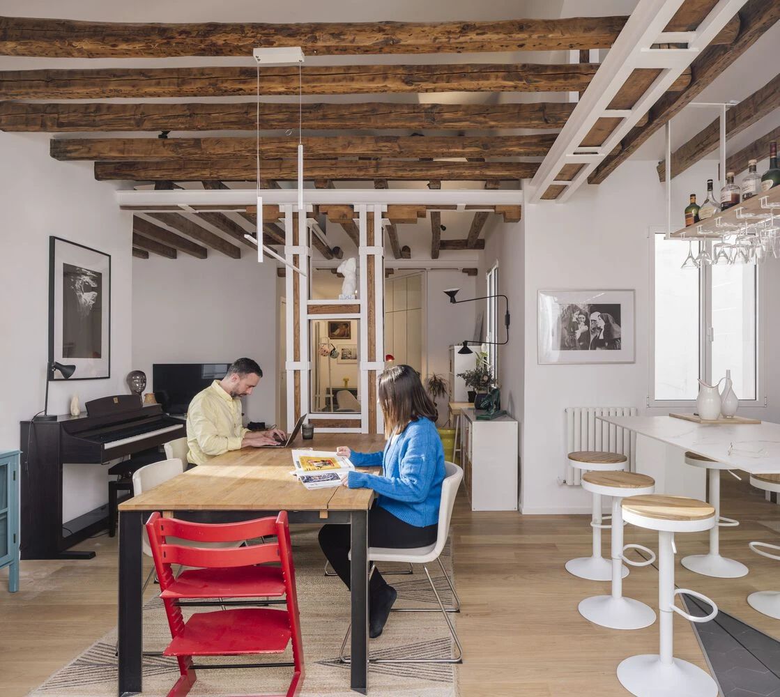 马德里 Justicia 社区顶层公寓翻新工程丨西班牙马德里丨gon architects-12