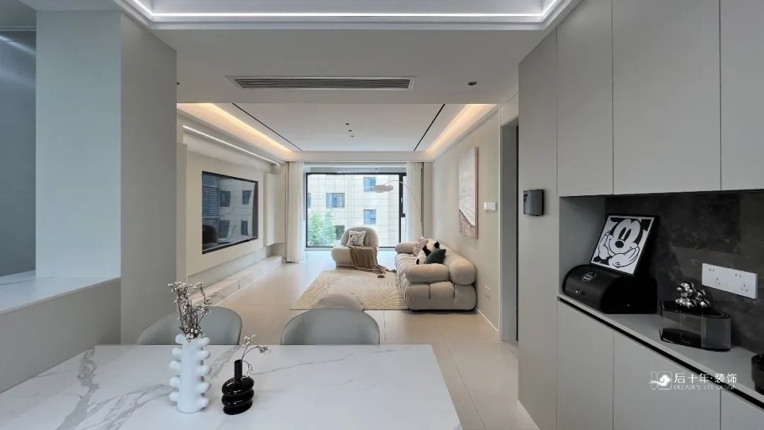 奶油风住宅丨中国盐城丨后十年装饰-18