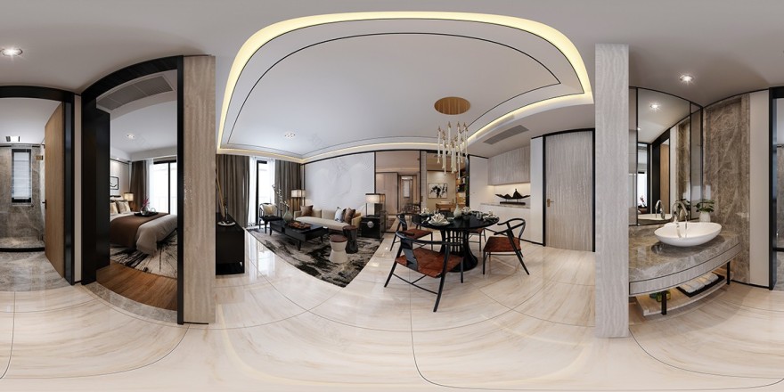 小型公寓经典设计室内方案-16