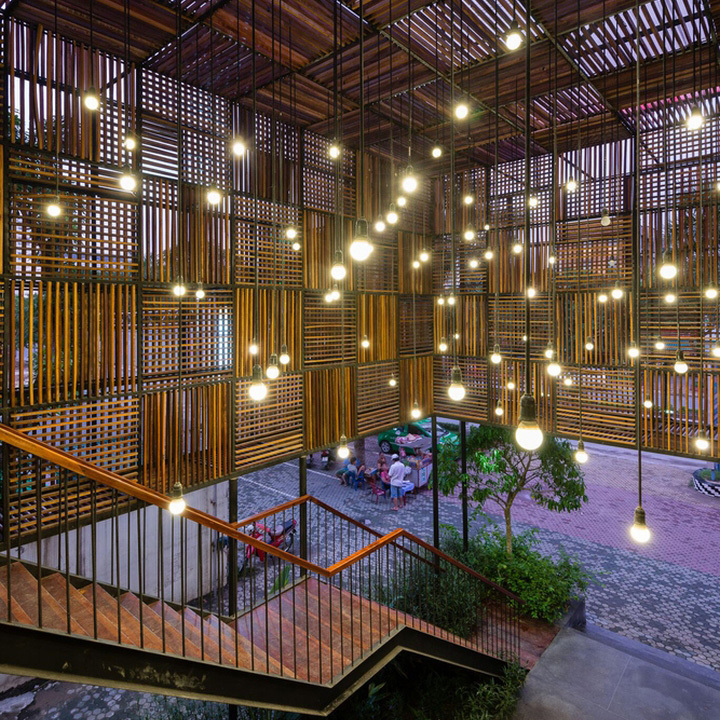 越南 Vinh 市中心的绿色环保酒店设计-26