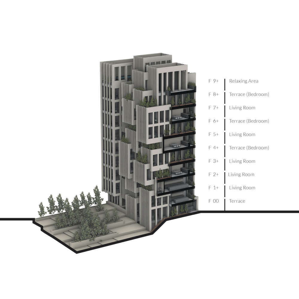 伊朗设拉子 Yabakoo 公寓楼丨FMZD Farshad Mehdizadeh Design-14