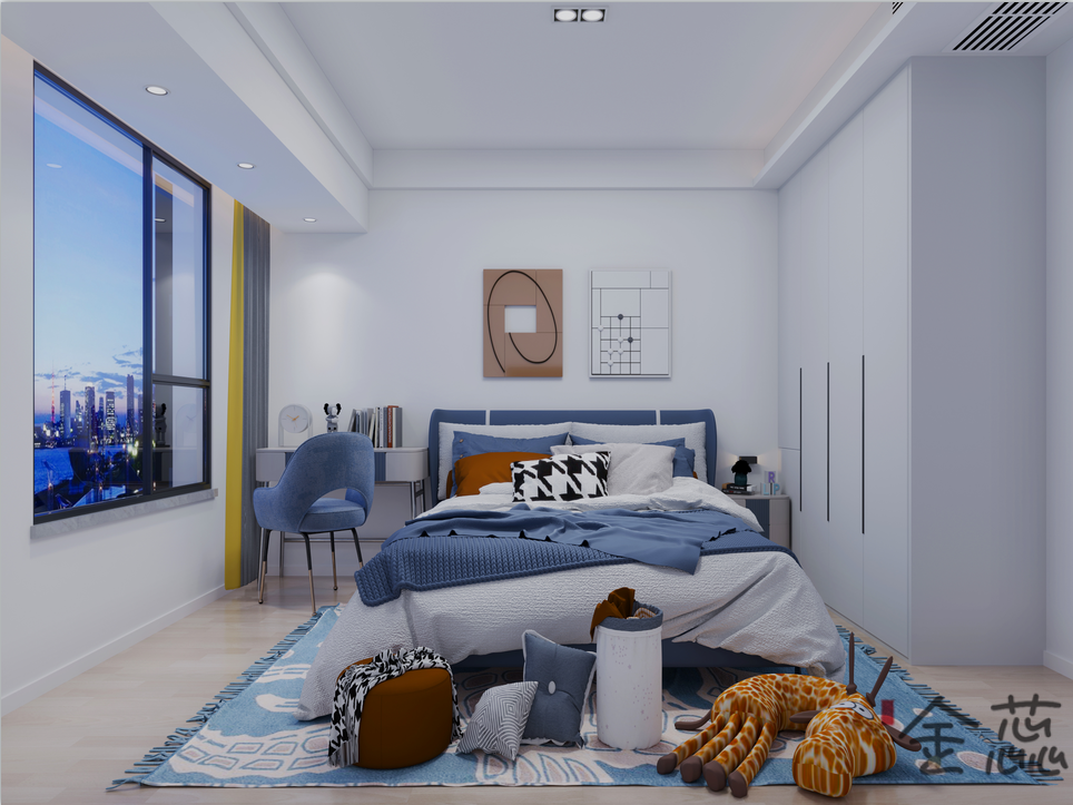 深色木元素与现代家具打造的室内空间-7