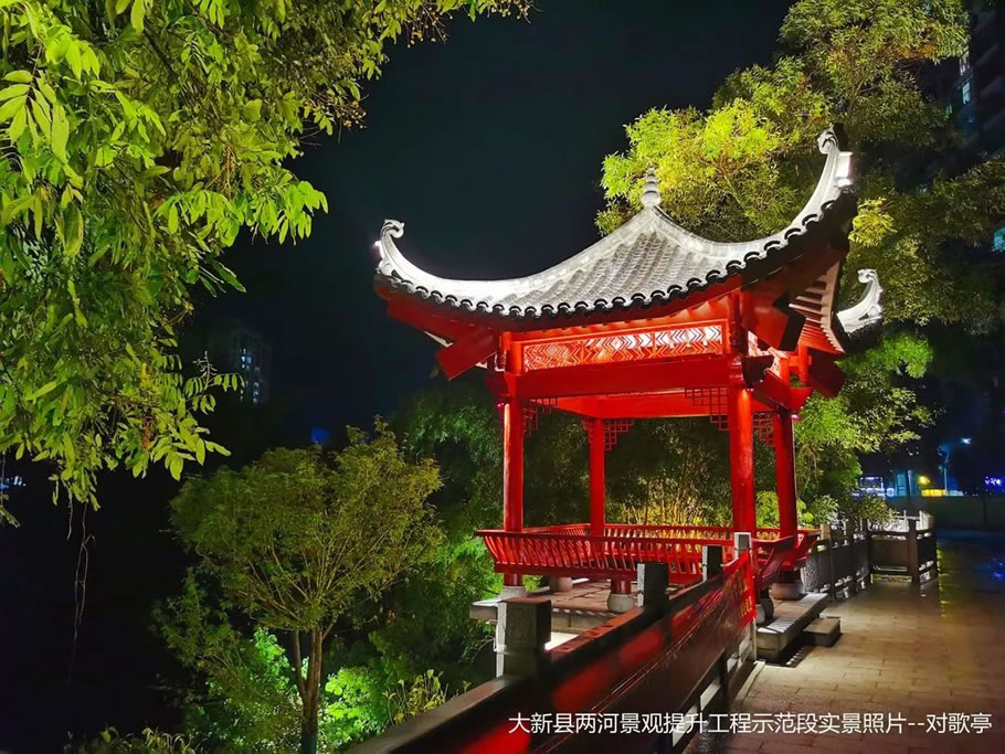 大新两河景观提升改造工程丨中国广西丨华蓝设计-32