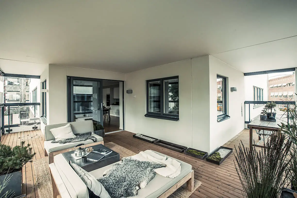 顶层阳光房设计，金属烟囱成亮点-10