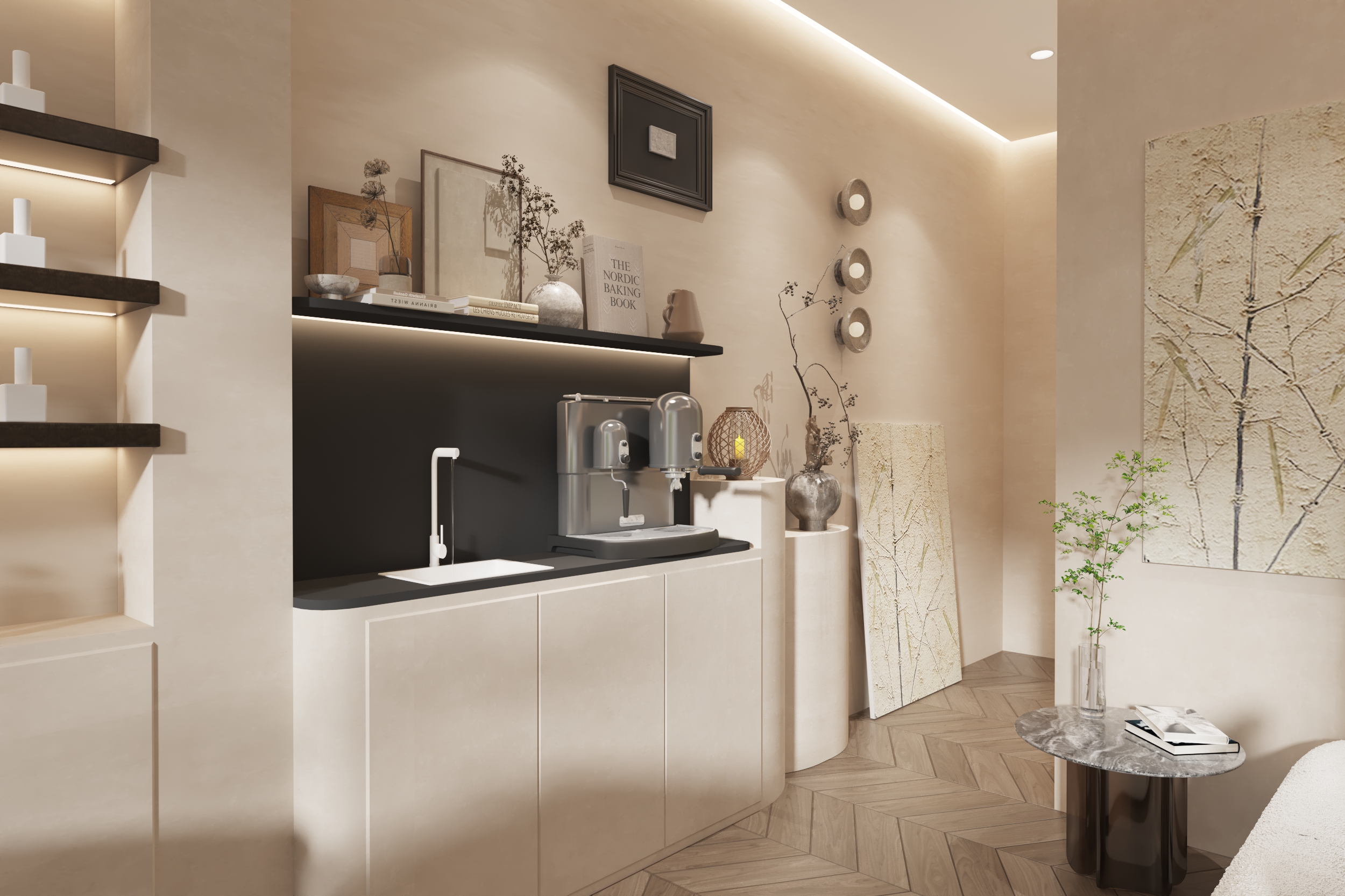 Seeya Nail 美甲美睫店室内设计丨中国深圳丨三思设计工作室-15