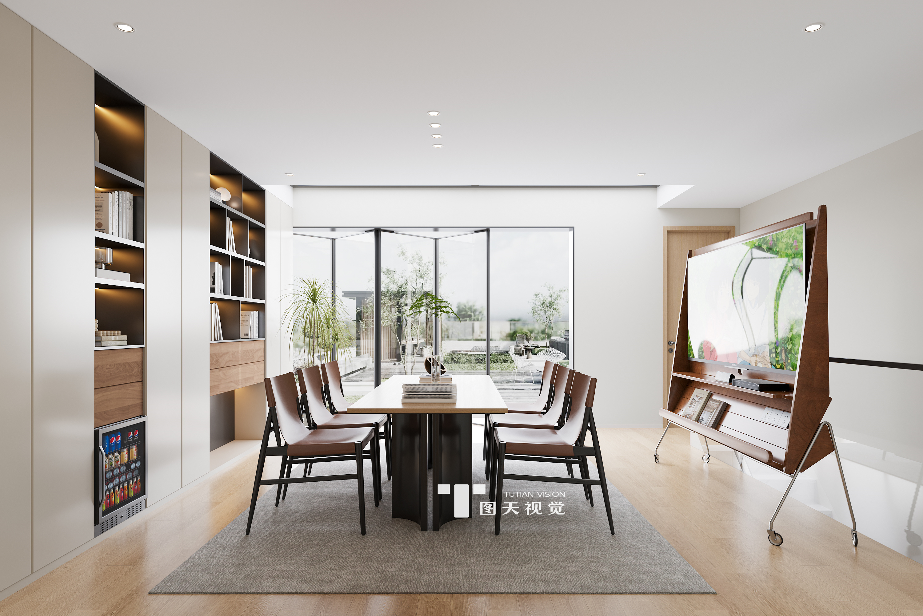 奶油原木|四层别墅-3