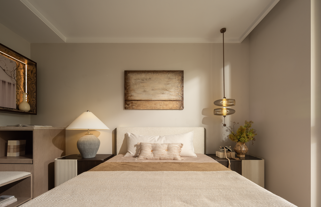 华润置地·三亚观岚二期143㎡,130㎡,110㎡样板间丨中国三亚丨精装设计矩阵纵横,软装设计北京靳朝晖设计-67