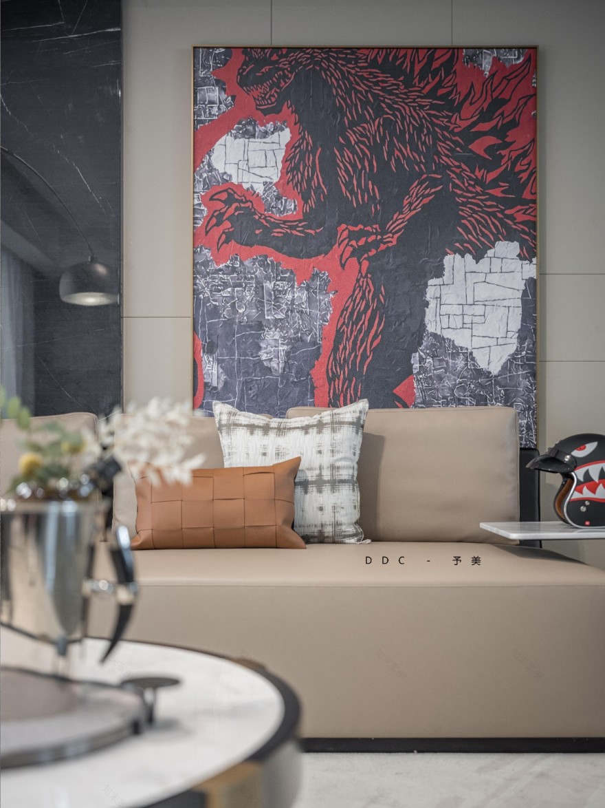 舒适颜值并存的现代平层设计-3