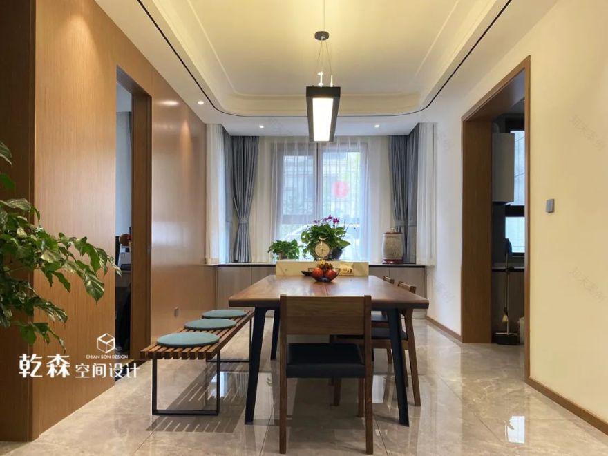 秋风杲杲 · 新中式居住空间的自然之美丨中国包头丨乾森空间设计-22