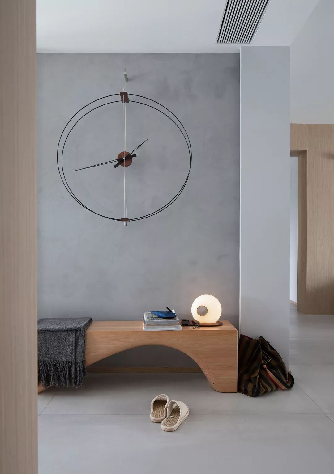 145㎡清新原木公寓，几何线条打造通透空间-21