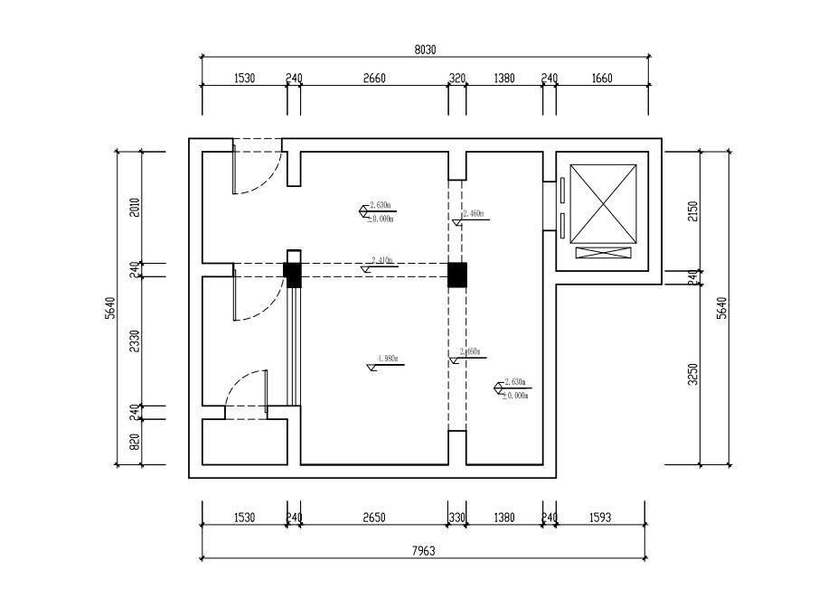 现代轻奢风 | 蓝白木三色打造 320㎡别墅空间-15