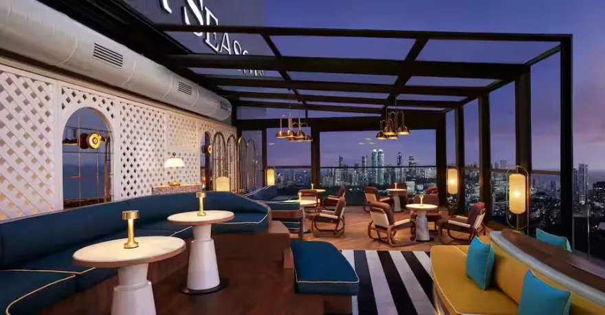 Four Seasons Mumbai 酒店屋顶酒吧丨印度丨Libart-10