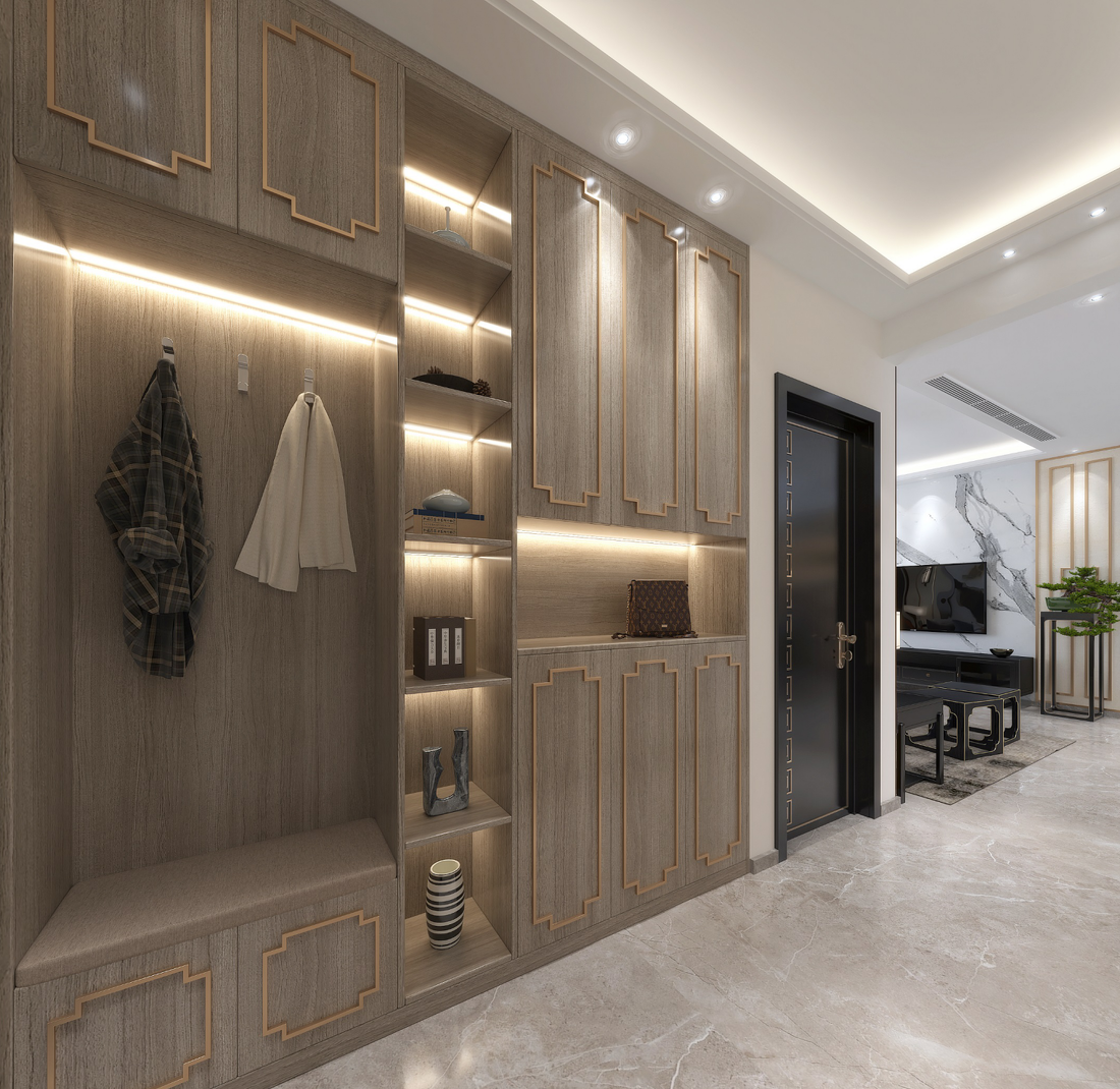 新中式书房设计-14