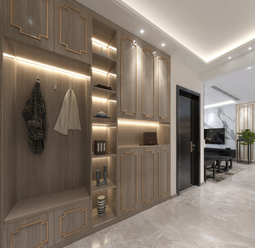 新中式书房设计-14