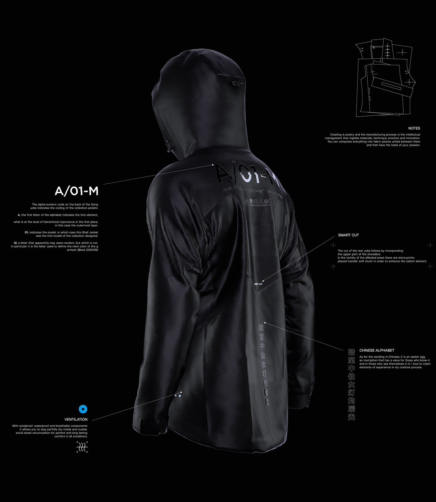 DYNAMICSYNTH GEAR™ - A/01-M Shell Jacket-6