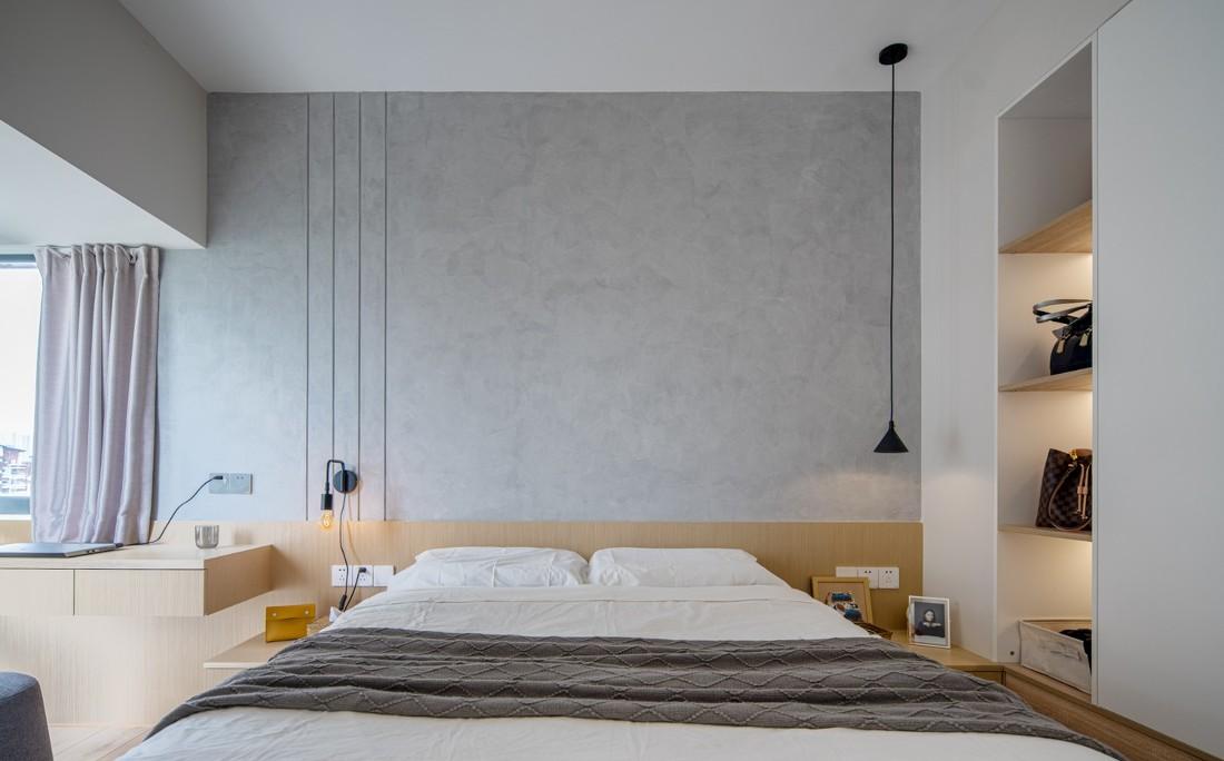 平层诗意栖居 | 灰阶 X 木色打造舒适五口之家-36