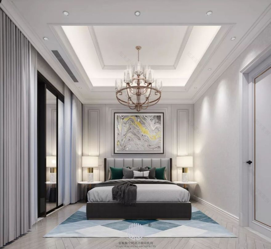 翠绿星岸别墅样板间 | 现代风格的人居空间-97