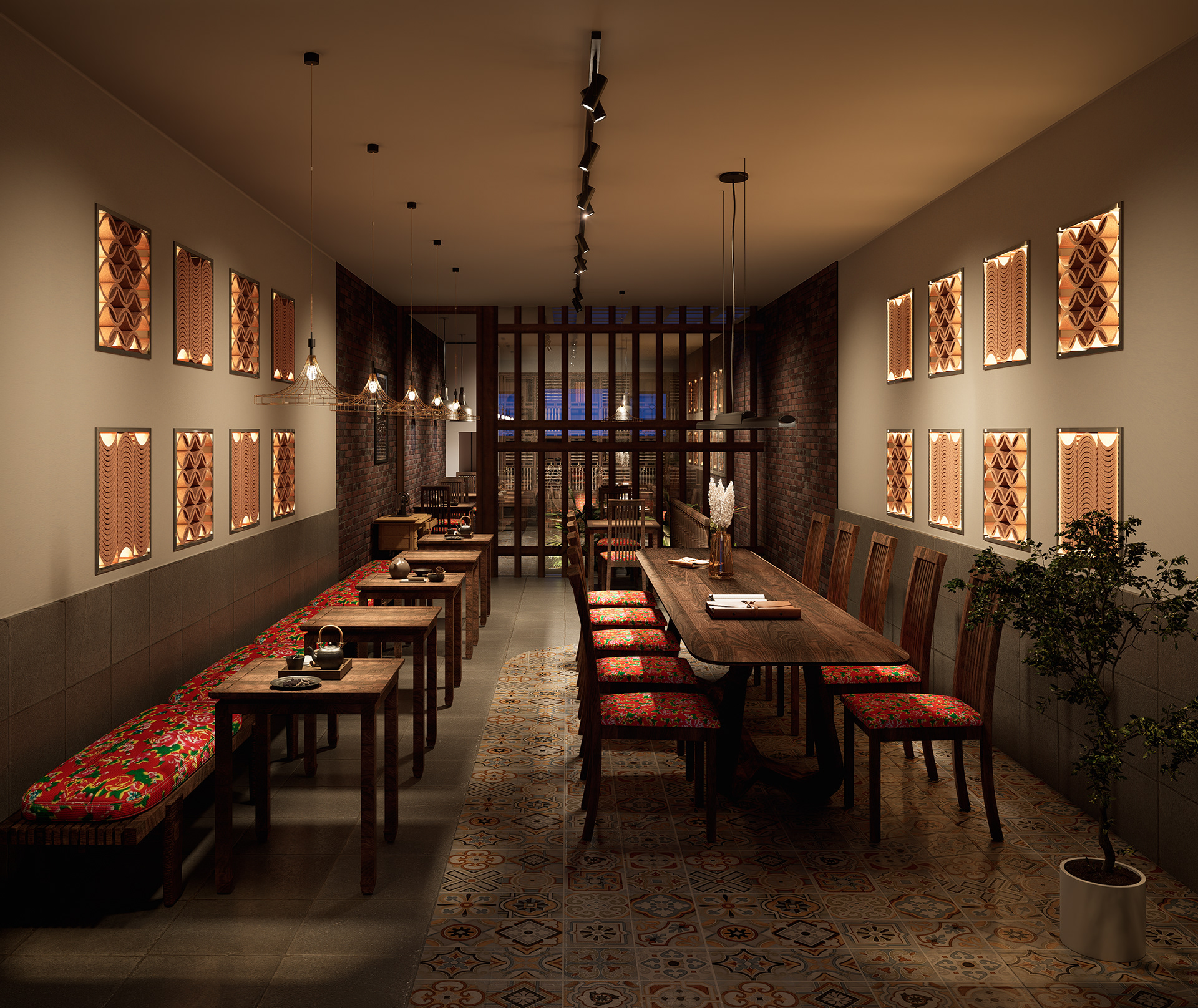 照明设计项目 · 共创咖啡馆-11