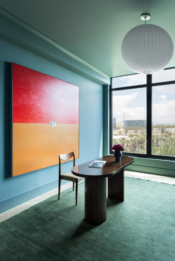 279㎡公寓变身现代艺术馆丨美国拉斯维加斯丨丹妮拉·维拉米尔-10