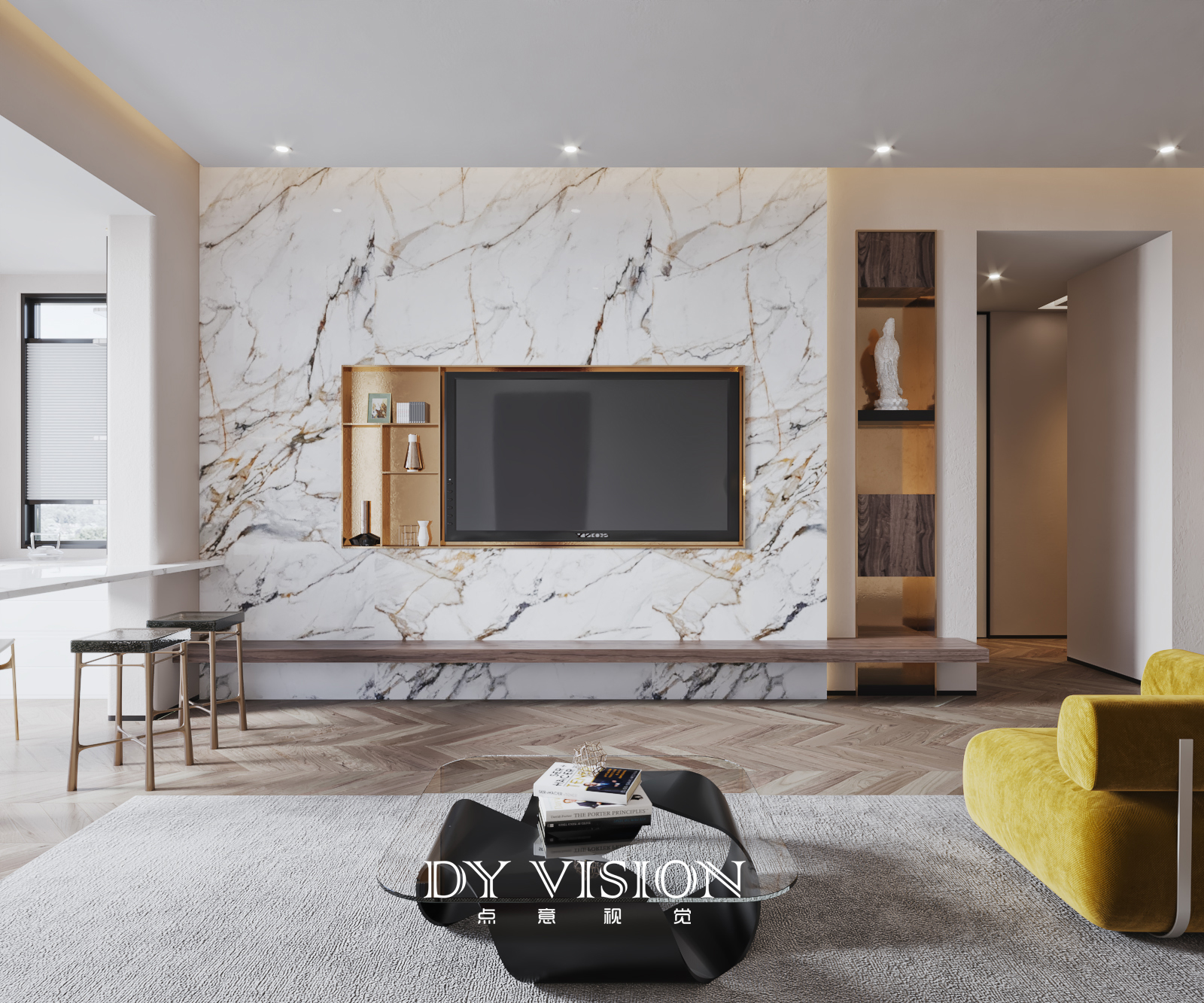 现代极简家装空间表现-6