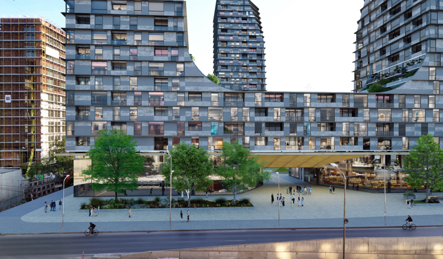 阿尔巴尼亚地拉那“节日之城”混合功能总体规划丨Archi Tectonics纽约建筑设计事务所-10